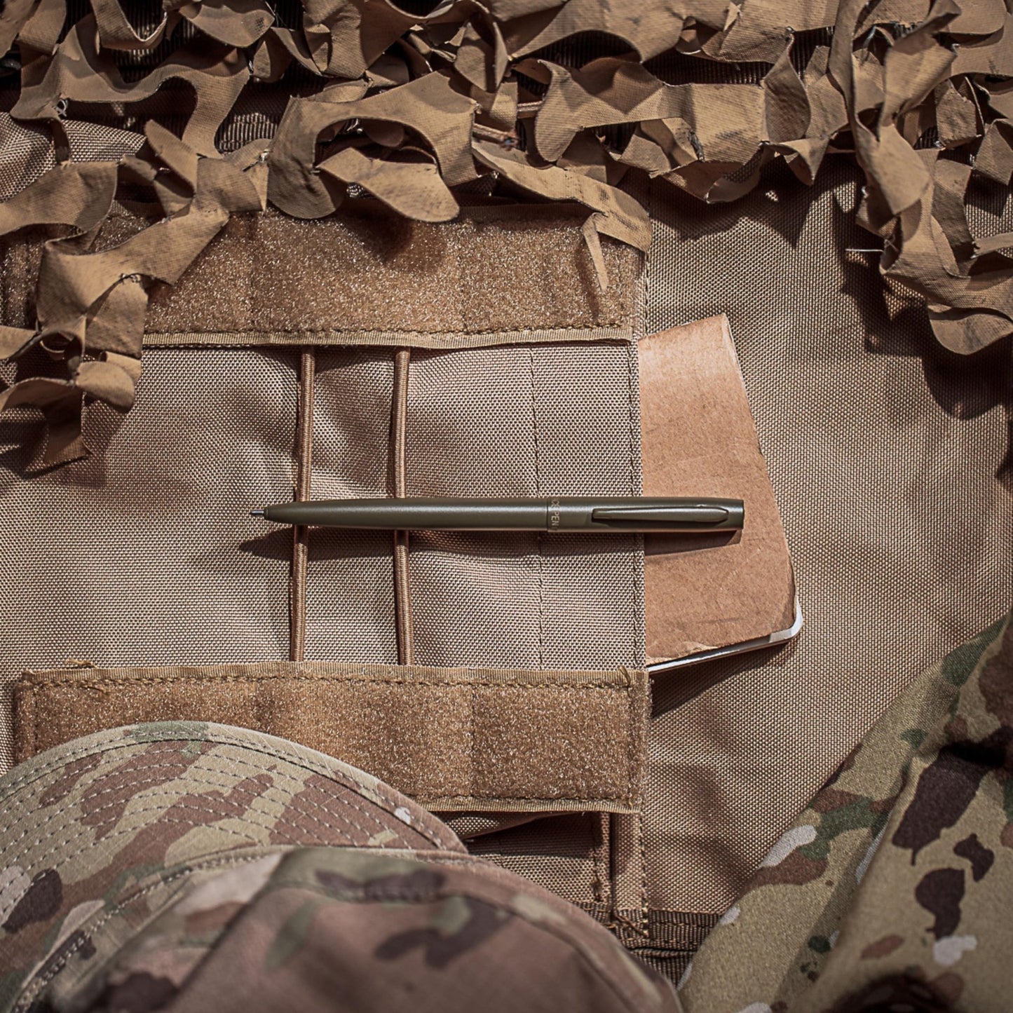 Fisher Space Pen Cap - O - Matic Pen, Ballpoint, O.D. Green, Cerakote Finish, Pocket Clip, Black Ink - electronicsexpo.com - Misc