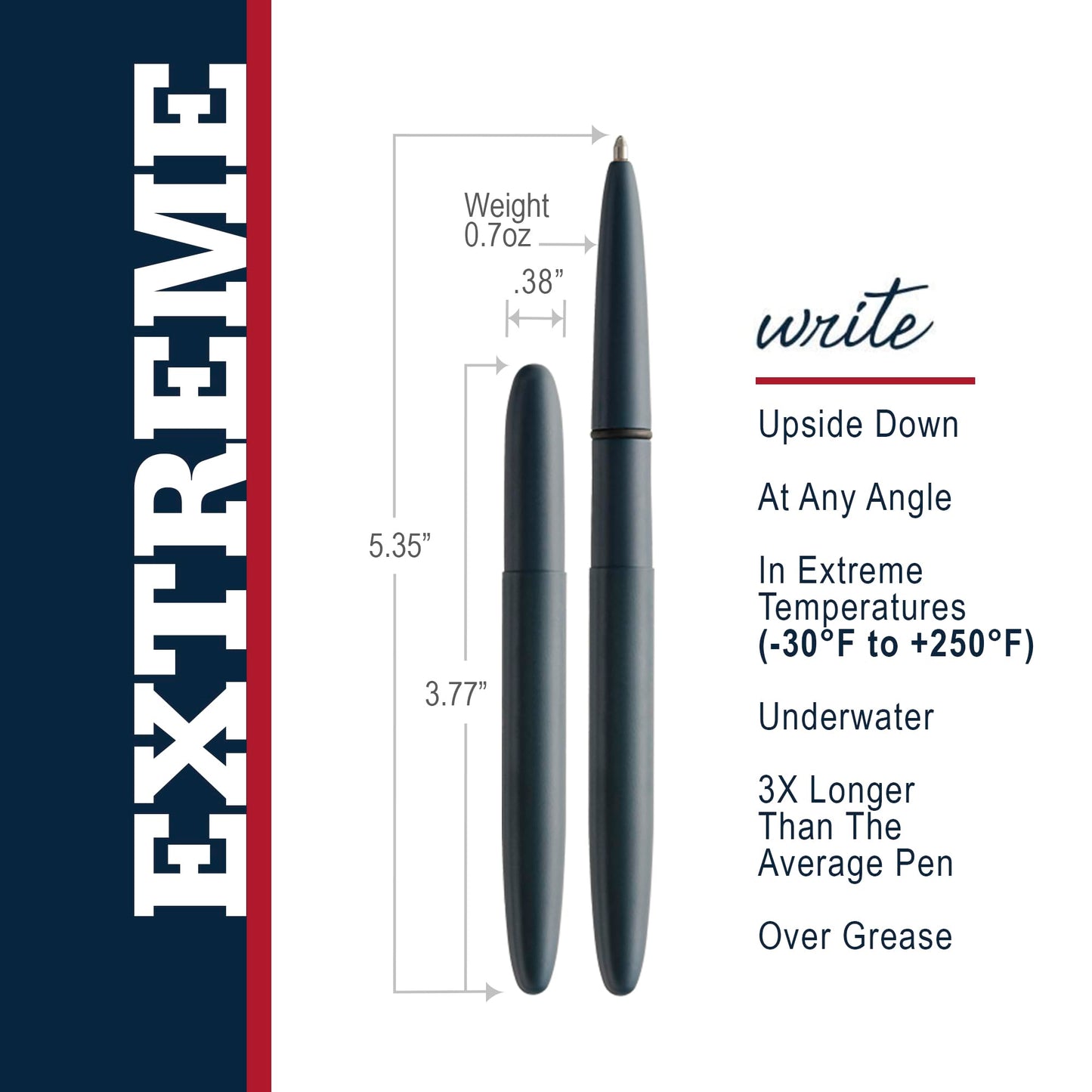 Fisher Space Pen Cerakote 400 Series Bullet Pen - Elite Navy Blue Finished - electronicsexpo.com - Pens