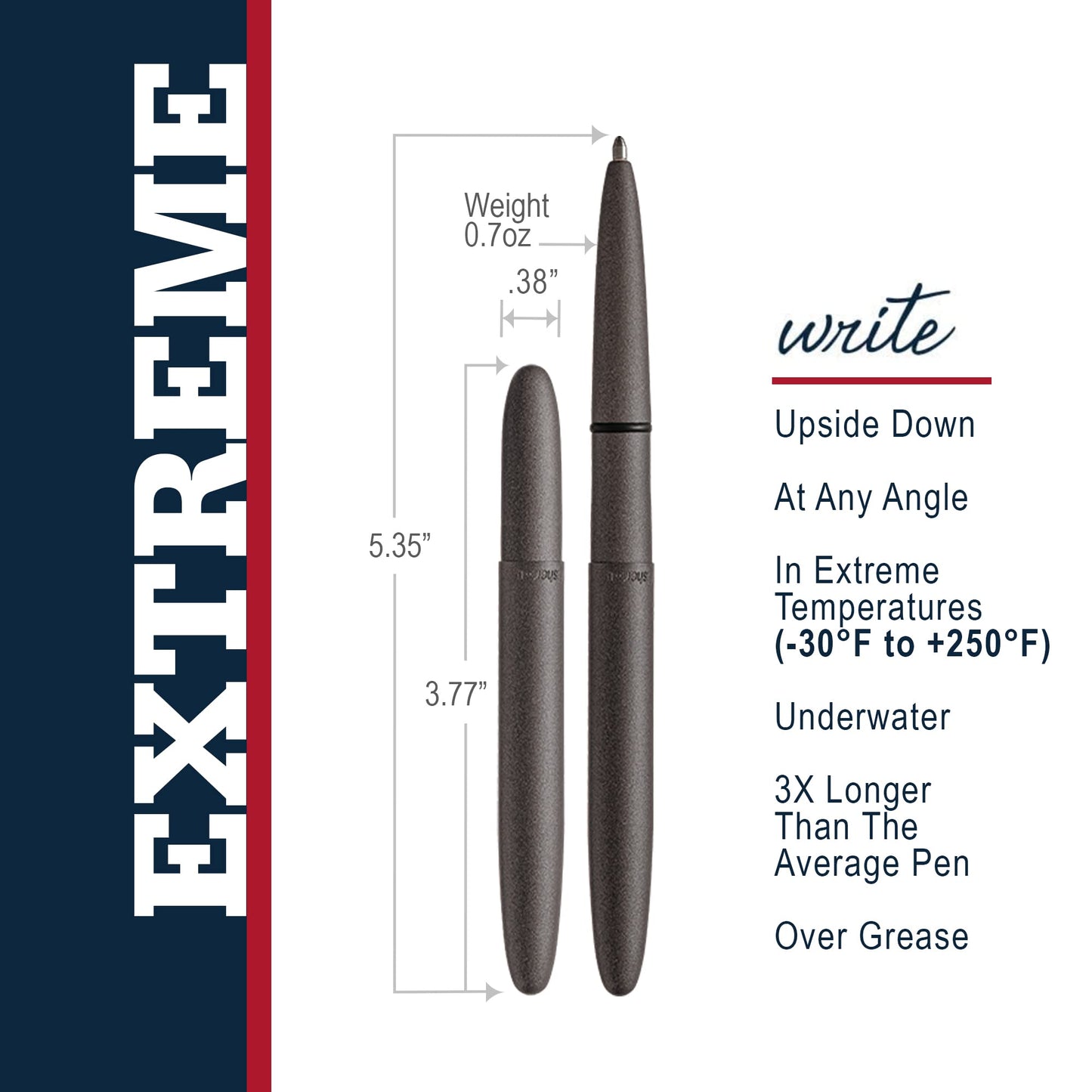 Fisher Space Pen Cerakote 400 Series Bullet Pen Pressurized Ballpoint Pen - electronicsexpo.com - Pens