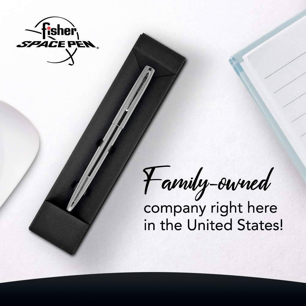 Fisher Space Pen Chrome M4C, Chrome Clip, Cap - O - Matic - electronicsexpo.com - Pens