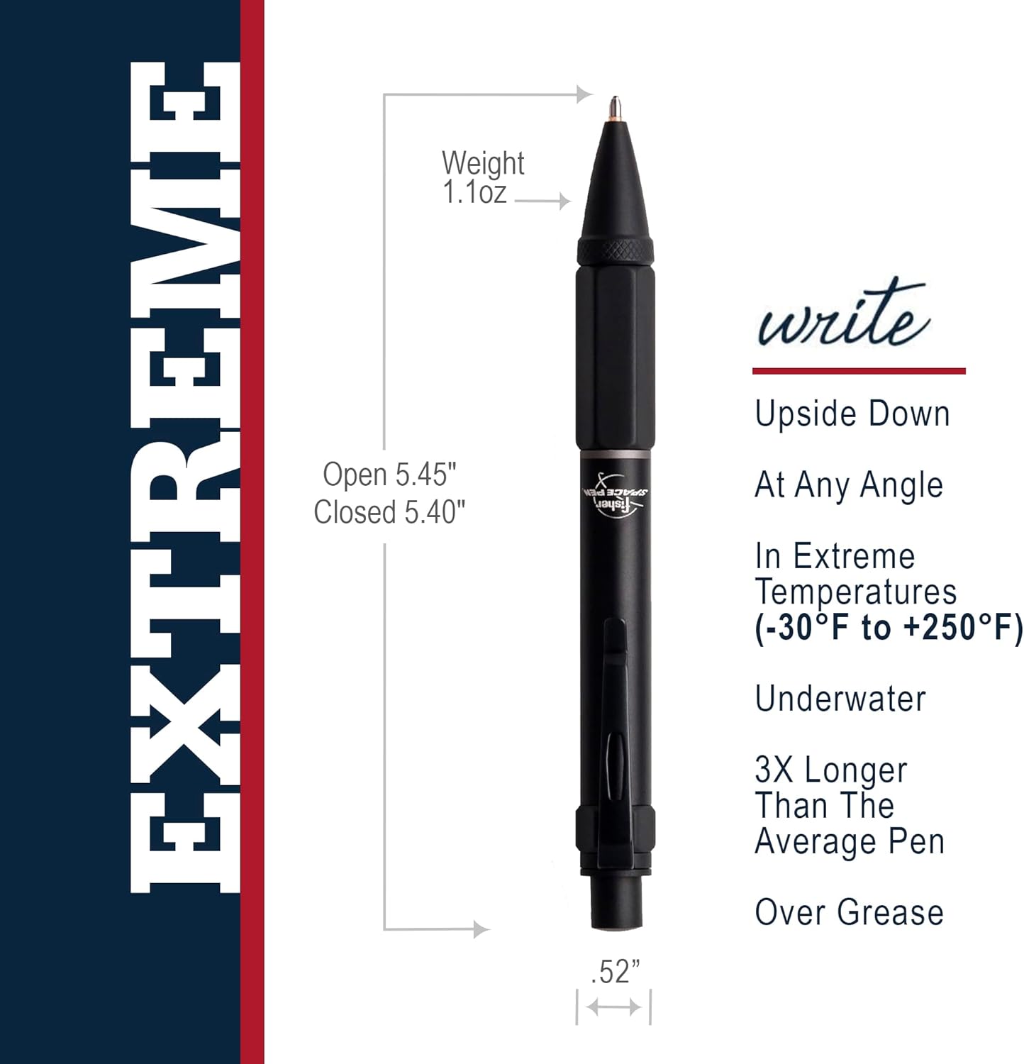 Fisher Space Pen Clutch Space Pen - electronicsexpo.com - Pens