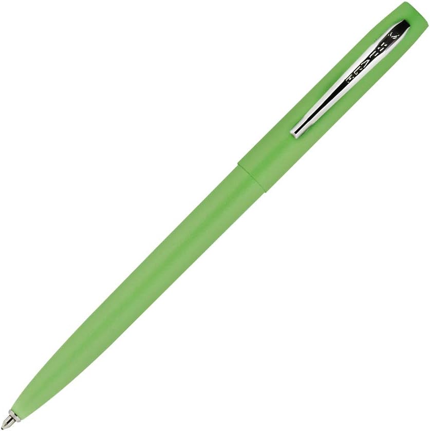 Fisher Space Pen Lime Green M4GR Chrome Clip Cap - O - Matic - electronicsexpo.com - Pens