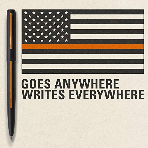 Fisher Space Pen M4BSROL Non - Reflective Matte Black Search and Rescue Cap - O - Matic Pen - electronicsexpo.com - Pens