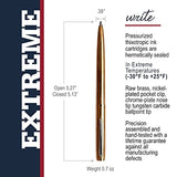 Fisher Space Pen - Raw Brass M4RAW - Cap - O - Matic - electronicsexpo.com - Pens