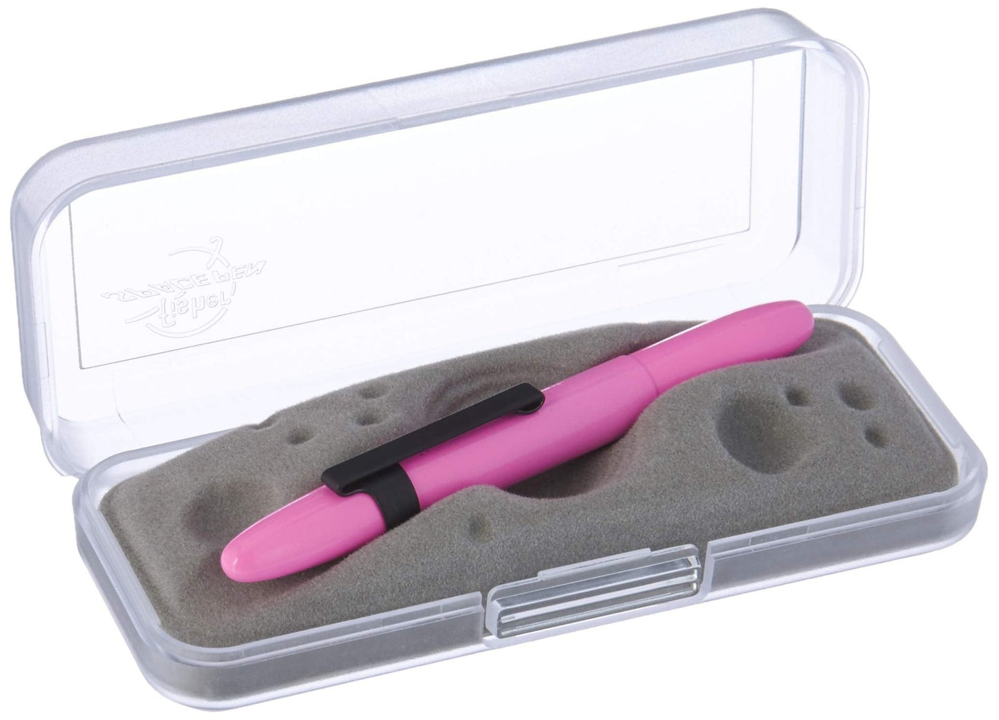 Fisher Space Pen Removable Clip Ballpoint Pen, Pink with Black Matte Barrel - electronicsexpo.com - Pens