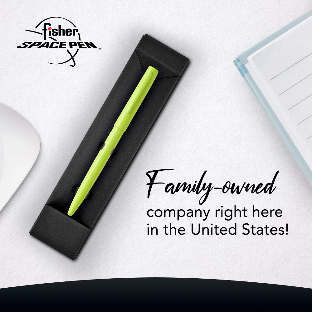 Fisher Space Pen Tradesman Yellow Cap - O - Matic Space Pen - electronicsexpo.com - Pens