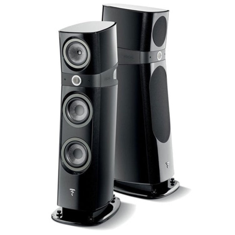 Focal Sopra No. 2 3 Way High-End Loudspeaker High Gloss Black (Each) - electronicsexpo.com-Floor Standing Speakers