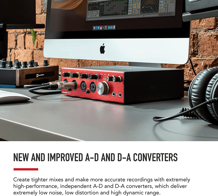 Focusrite Clarett+ 4Pre 18 - in / 8 - Out Audio Interface - electronicsexpo.com - Audio Interfaces
