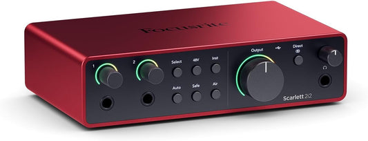 Focusrite Scarlett 2i2 4th Gen USB Audio Interface - electronicsexpo.com - USB Audio Interface