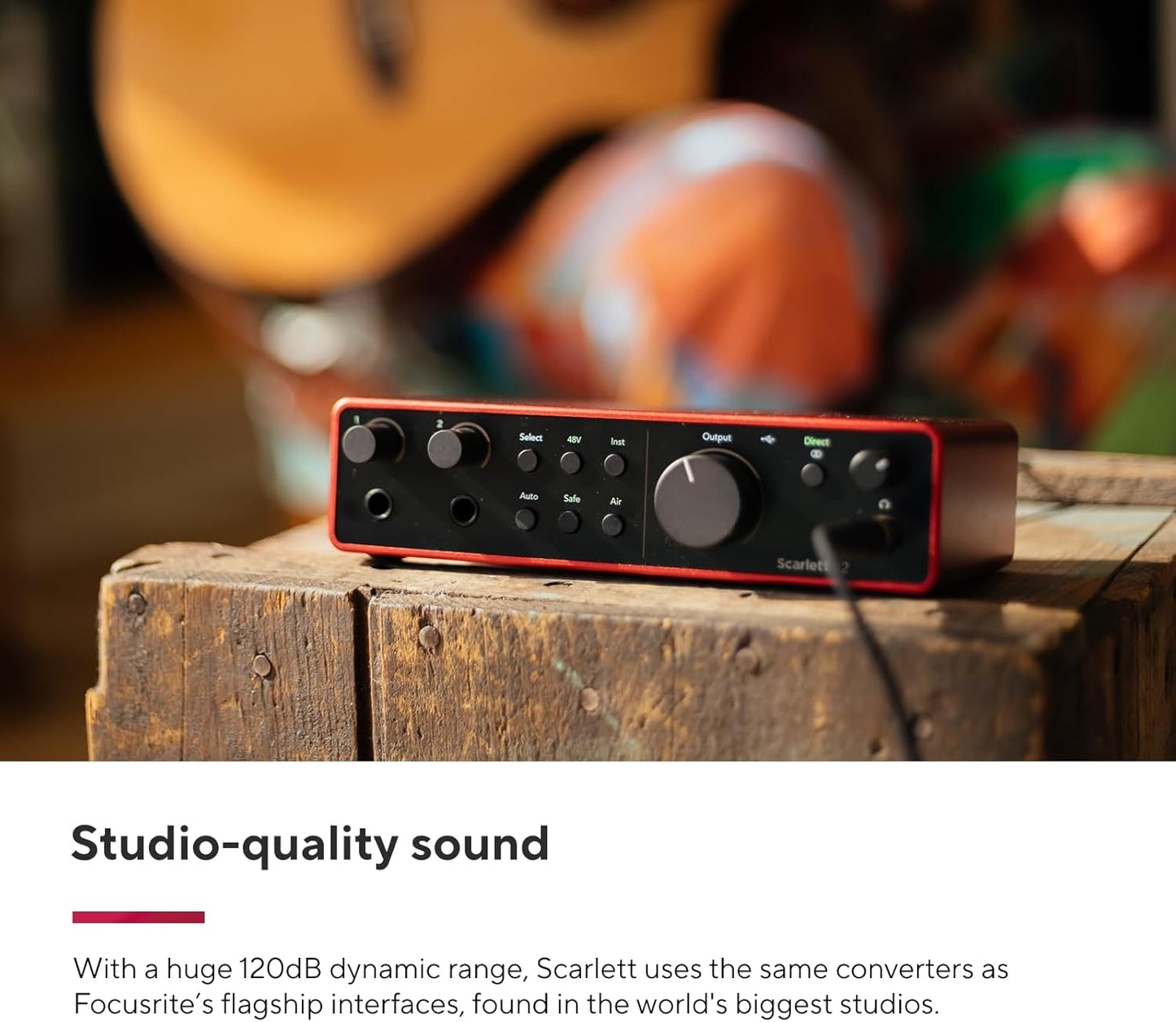Focusrite Scarlett 2i2 Studio USB - C Audio Interface with Microphone and Headphones (4th Gen) - electronicsexpo.com - Audio Interfaces