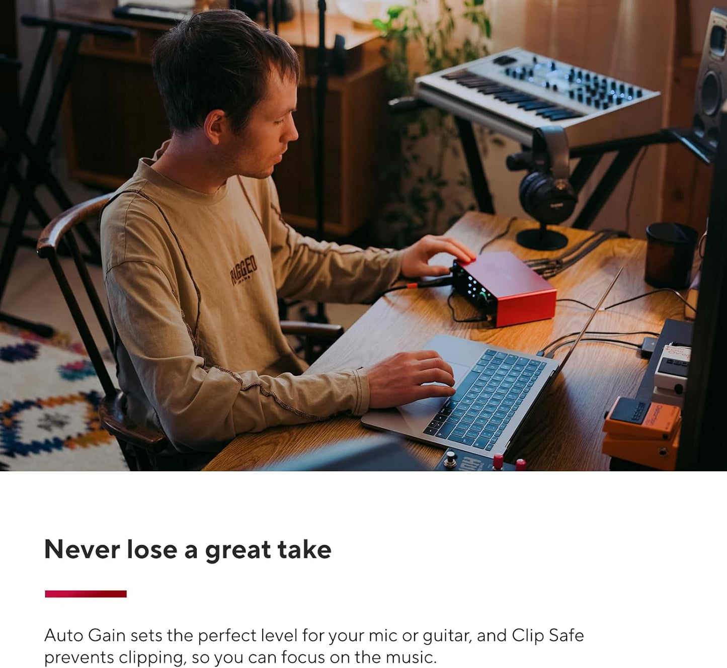 Focusrite Scarlett 4i4 USB - C Audio Interface (Gen 4) - electronicsexpo.com - Audio Interfaces