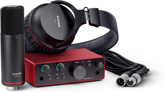 Focusrite Scarlett Solo Studio 4th Gen Recording Bundle - electronicsexpo.com - Studio Recording Bundles