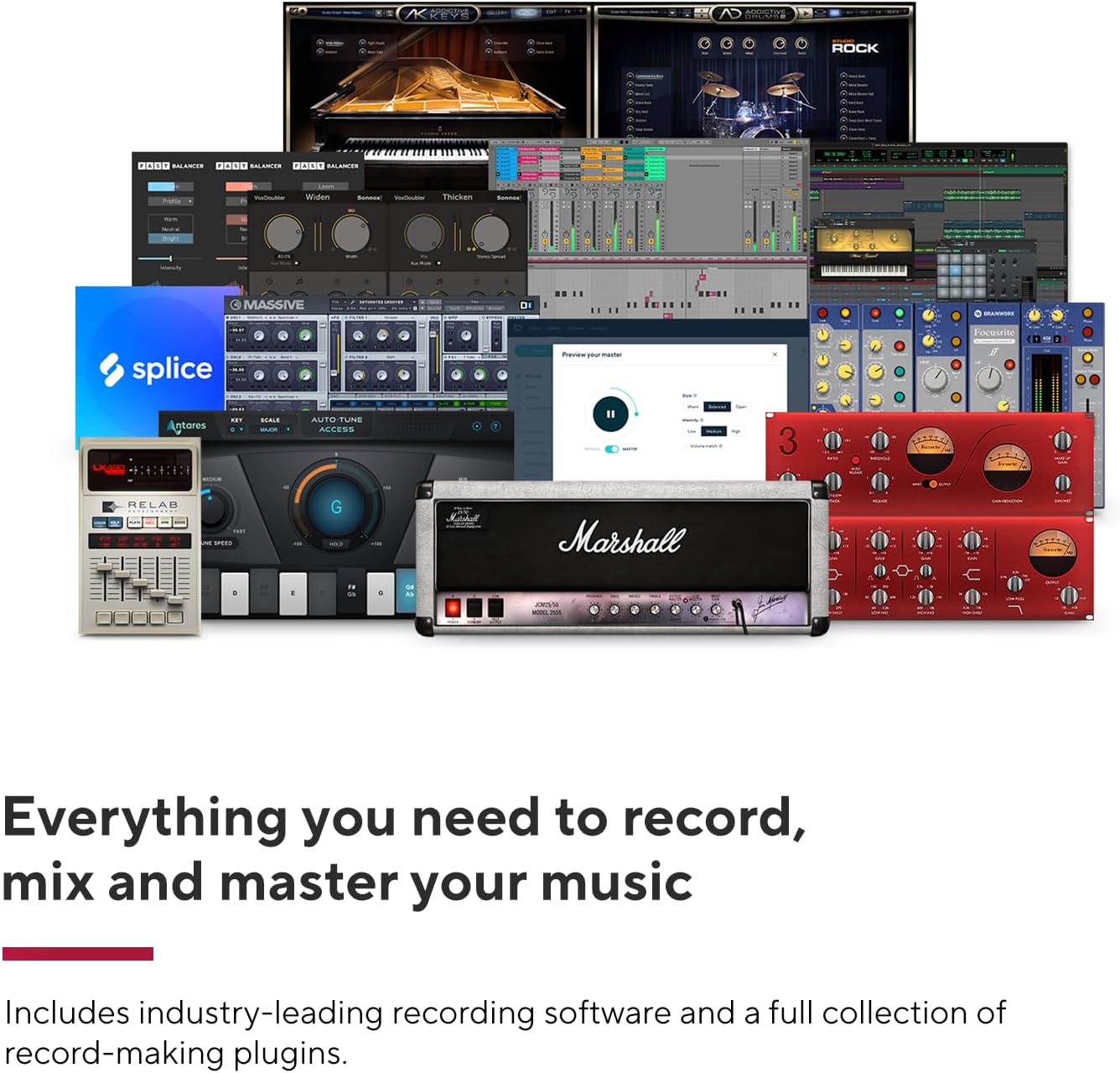 Focusrite Scarlett Solo Studio 4th Gen Recording Bundle - electronicsexpo.com - Studio Recording Bundles