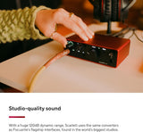 Focusrite Scarlett Solo USB - C Audio Interface (Gen 4) - electronicsexpo.com - Audio Interfaces