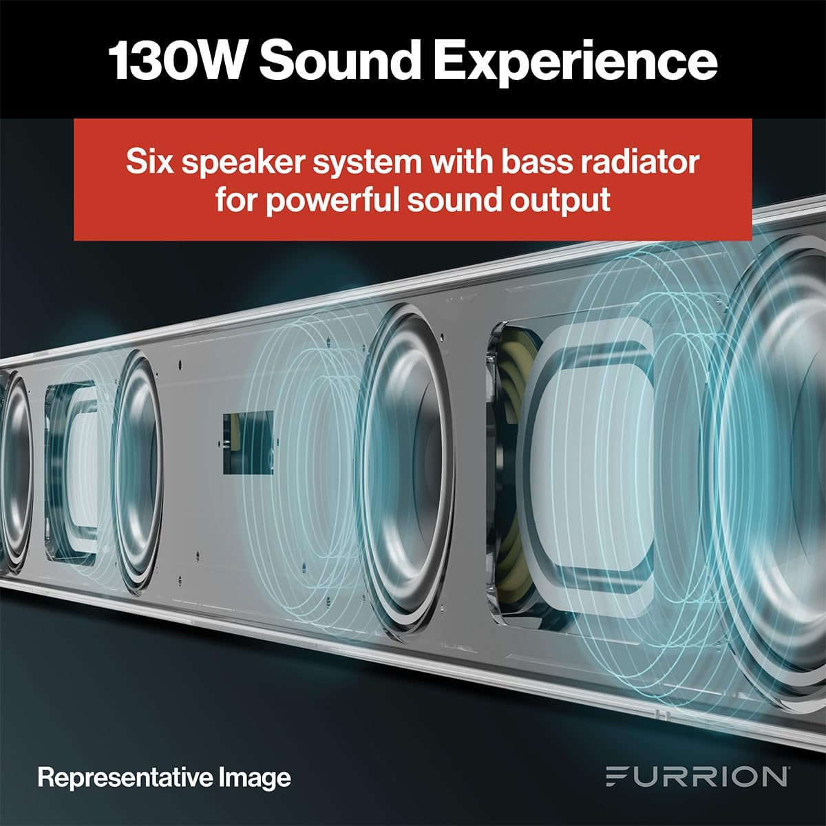 Furrion Aurora 2.1 Outdoor Soundbar Speaker with Wireless Subwoofer, Bluetooth, HDMI & Optical Inputs - electronicsexpo.com - Soundbars