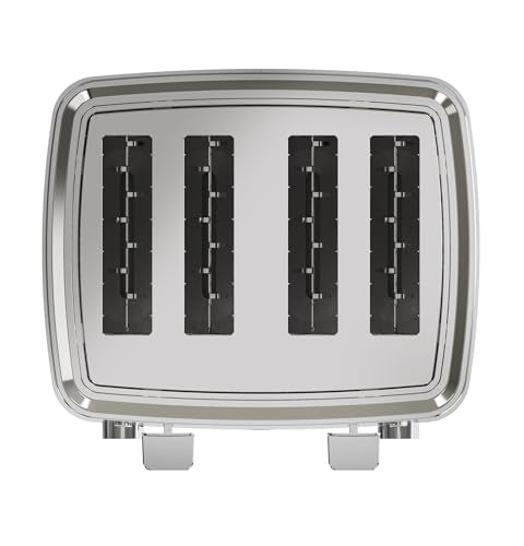 GE 4 Slice Toaster | Extra Wide Slots for Bagels, Breads, Waffles & More | 7 Shade Options | Countertop Kitchen Essentials | 1500 watt, Black - electronicsexpo.com - Toasters & Toaster Ovens