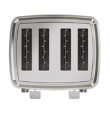 GE Stainless Steel 4 Slice Toaster | Extra Wide Slots for Bagels, Breads, Waffles & More | 7 Shade Options | Countertop Kitchen Essentials | 1500 watt - electronicsexpo.com - Cookware