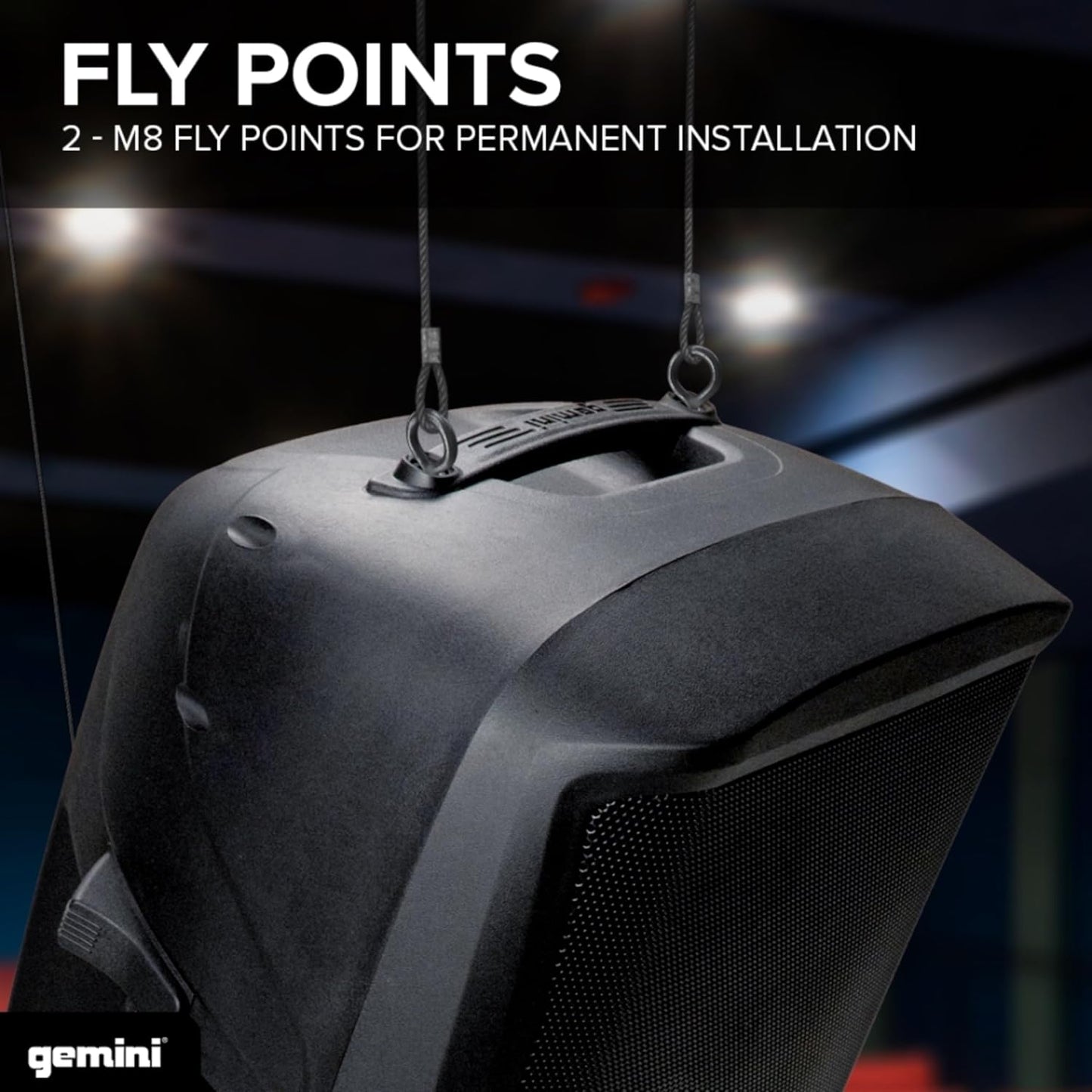 Gemini AS - 2115BT - LT - PK 2000 Watt LED LIT 15" Subwoofer Professional Active Bluetooth DJ PA Speaker, Stand, Mic and Remote Set - electronicsexpo.com - Powered + PA Speakers