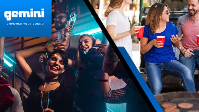 Gemini, Single Wireless Microphone System, Professional Handheld Long Range (240 Ft) Mic Set For DJ, Church, Karaoke, Gym, XLR Connector, 1 microfono (UHF - 6100M - R2) - electronicsexpo.com - Misc