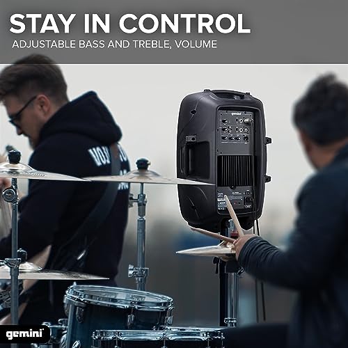 Gemini Sound AS - 2108P - 500W Peak High - Power 8 - Inch Active DJ/PA Loudspeaker with Durable ABS Construction, Wide Frequency Response, and High - Fidelity Sound for Parties, Events & Performances - electronicsexpo.com - Misc