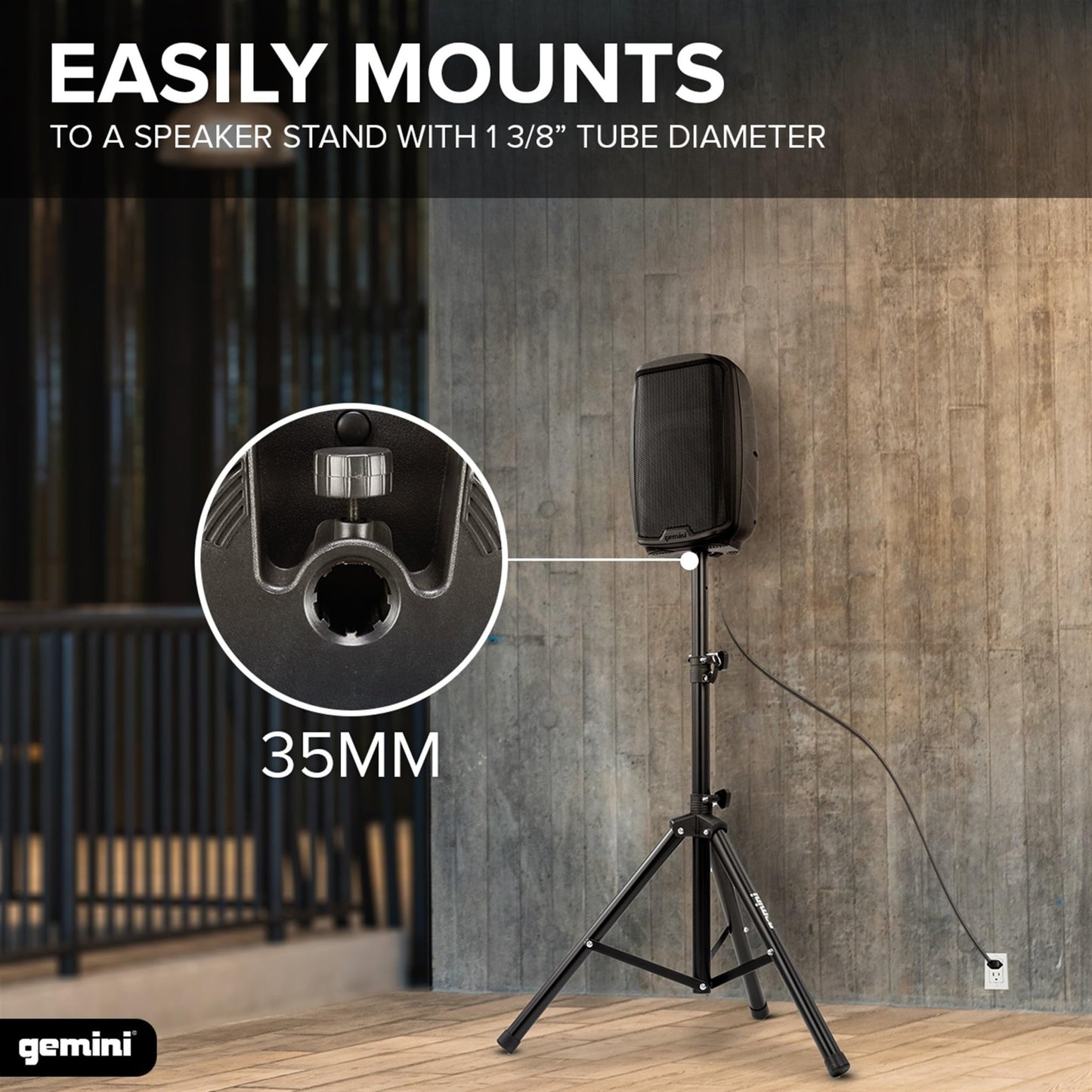 Gemini Sound AS - 2108P - 500W Peak High - Power 8 - Inch Active DJ/PA Loudspeaker with Durable ABS Construction, Wide Frequency Response, and High - Fidelity Sound for Parties, Events & Performances - electronicsexpo.com - Misc