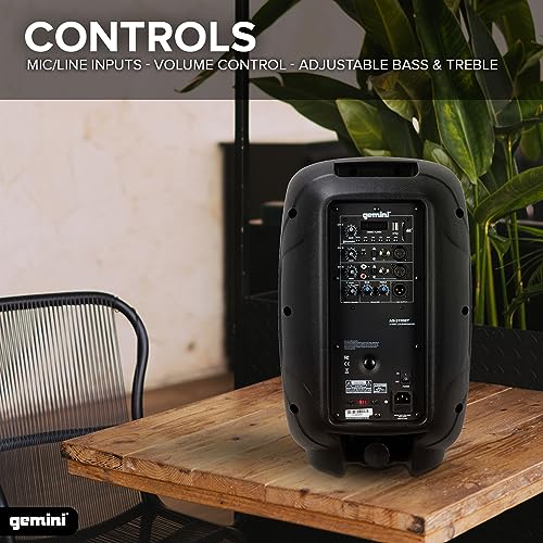 Gemini Sound AS - 2110BT - 1000W Peak Power Bluetooth Loudspeaker with TWS, USB/SD Playback, FM Radio - Portable 10? PA System, High - Power Class D Amp for DJs, Parties & Events - electronicsexpo.com - Misc