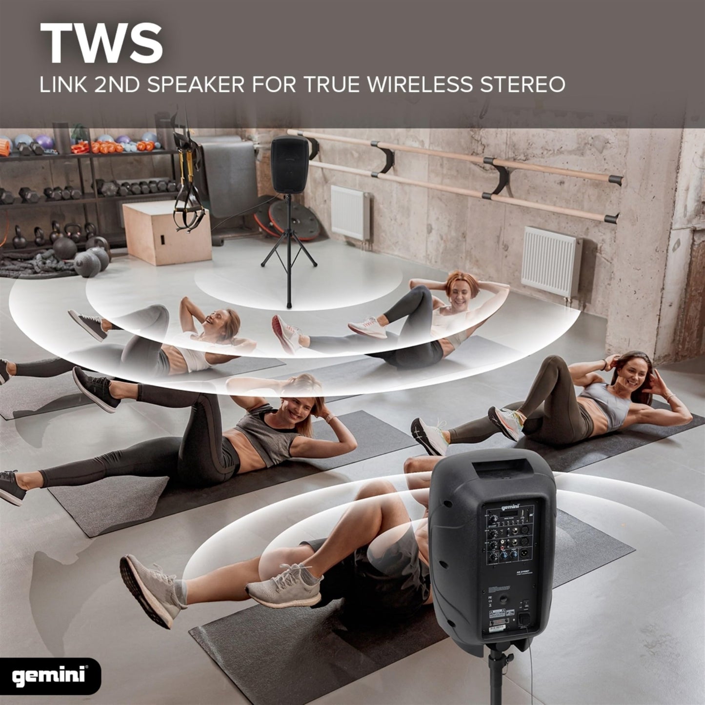 Gemini Sound AS - 2110BT - 1000W Peak Power Bluetooth Loudspeaker with TWS, USB/SD Playback, FM Radio - Portable 10? PA System, High - Power Class D Amp for DJs, Parties & Events - electronicsexpo.com - Misc