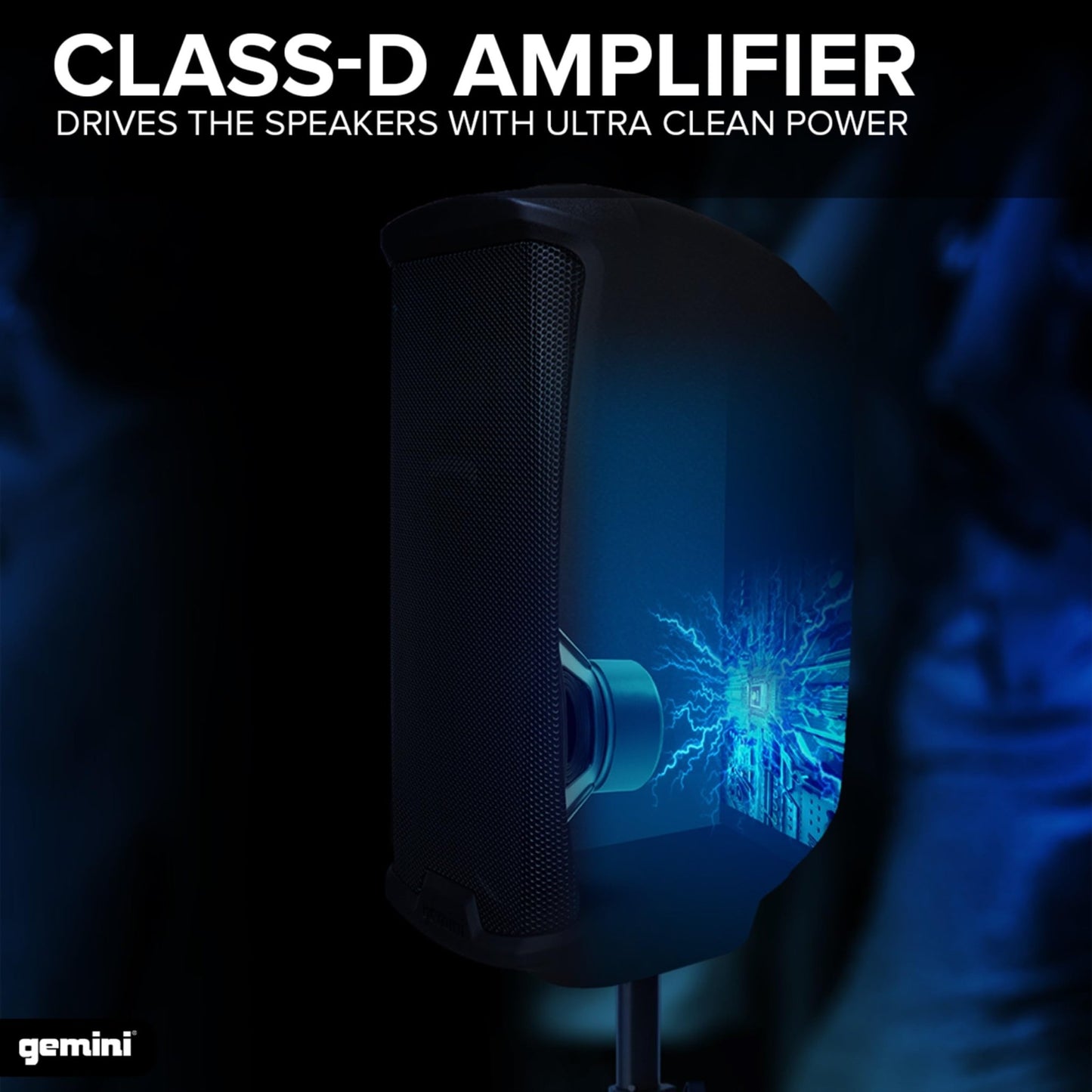 Gemini Sound AS - 2110BT - 1000W Peak Power Bluetooth Loudspeaker with TWS, USB/SD Playback, FM Radio - Portable 10? PA System, High - Power Class D Amp for DJs, Parties & Events - electronicsexpo.com - Misc