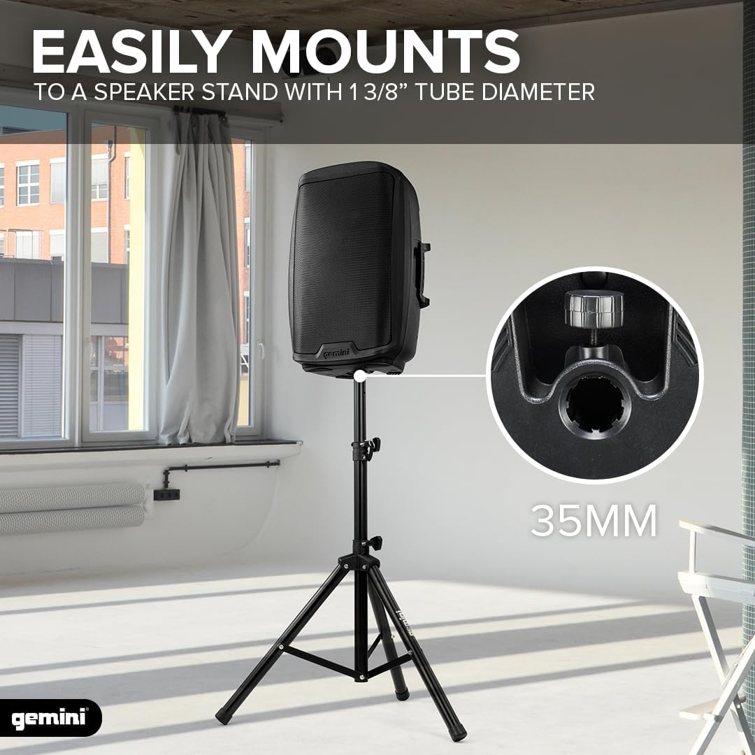 Gemini Sound AS - 2112BT Active Bluetooth PA System, 12 Inch Woofer 1500W Watts DJ Speakers, SD, USB, XLR Input/Output, 2 x 1/4 Inch Microphone/RCA and AUX Inputs w/Handles, TWS - electronicsexpo.com - Misc