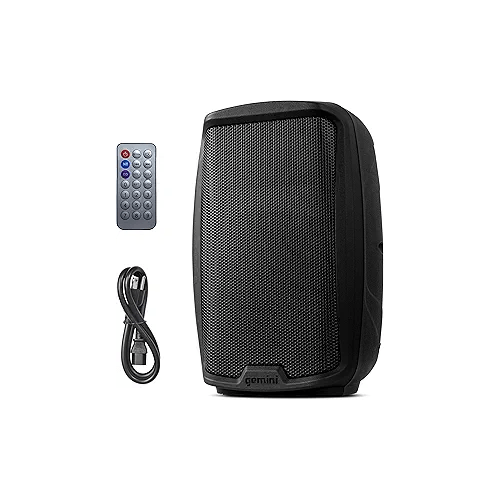 Gemini Sound AS - 2115BT Active Bluetooth PA System, 15 Inch Woofer 2000W Watts DJ Speakers, SD, USB, XLR Input/Output, 2 x 1/4 Inch Microphone/RCA and AUX Inputs w/Handles, TWS - electronicsexpo.com - Misc