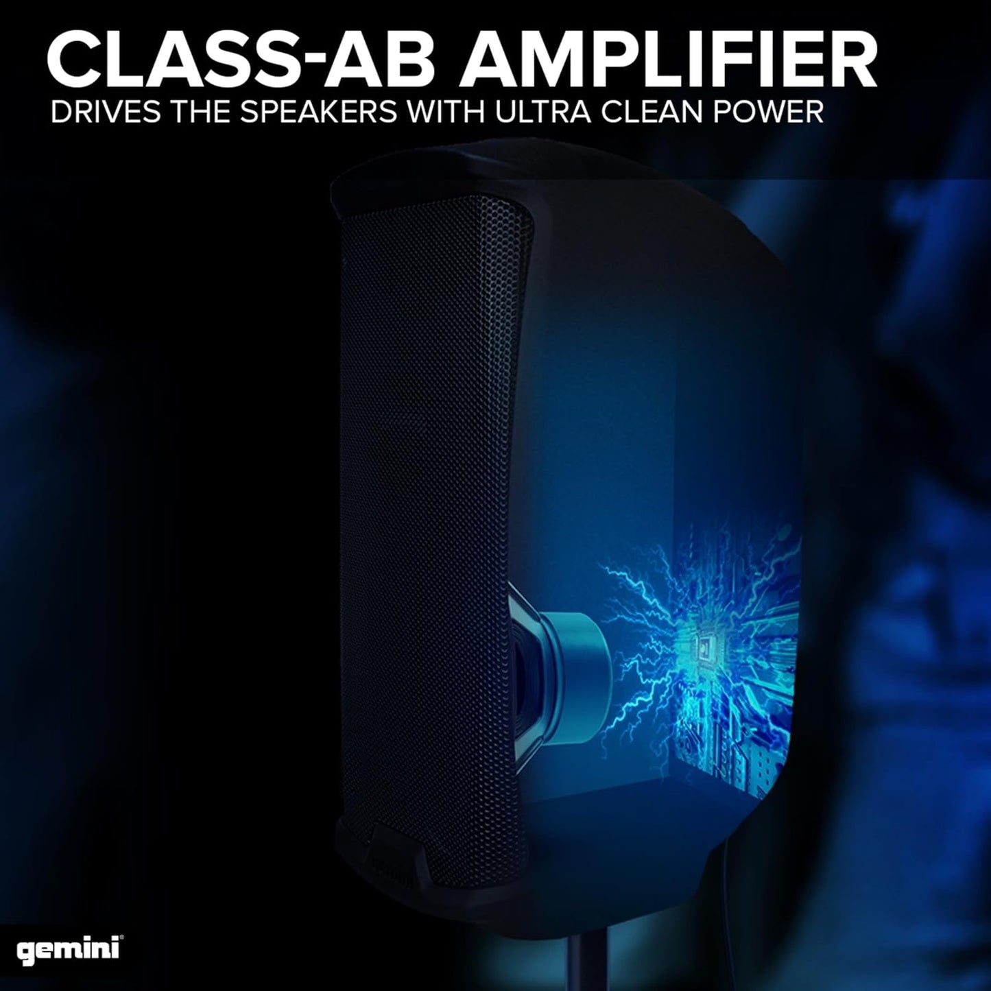 Gemini Sound AS - 2115BT Active Bluetooth PA System, 15 Inch Woofer 2000W Watts DJ Speakers, SD, USB, XLR Input/Output, 2 x 1/4 Inch Microphone/RCA and AUX Inputs w/Handles, TWS - electronicsexpo.com - Misc