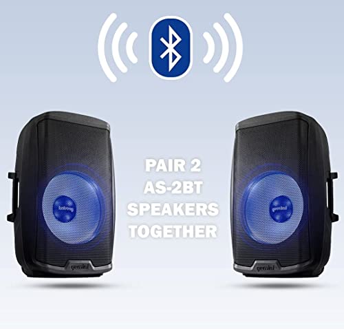 Gemini Sound AS - 2115BT - LT 2000W 15" Bluetooth PA Speaker with LED Lights - electronicsexpo.com - Powered + PA Speakers