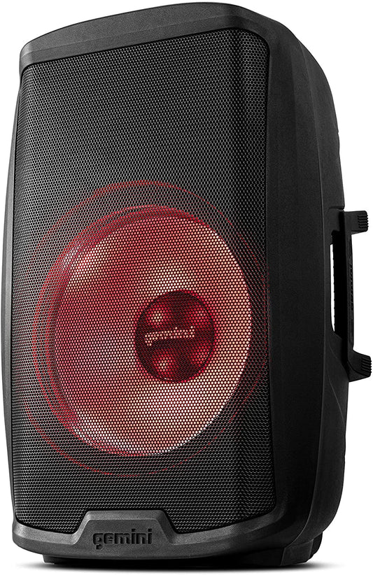 Gemini Sound AS - 2115BT - LT 2000W 15" Bluetooth PA Speaker with LED Lights - electronicsexpo.com - Powered + PA Speakers