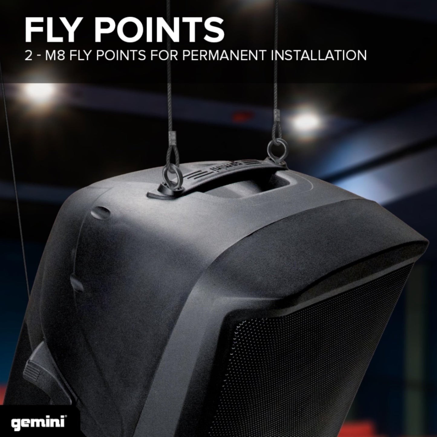 Gemini Sound AS - 2115BT - PK 2000 Watt 15 Inch Woofer Professional Active Bluetooth DJ PA Speaker, Stand, Mic and Remote Set with Onboard 3 - Channel. TWS Stereo Pairing/Linking and Pro Fly Points - electronicsexpo.com - Misc