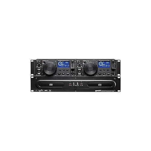 Gemini Sound CDX - 2250i Dual Rack Mountable Professional Audio Pitch Control DJ Equipment Multimedia CD Media Player with Audio CD, CD - R, and MP3 Compatible with USB Input - electronicsexpo.com - Misc