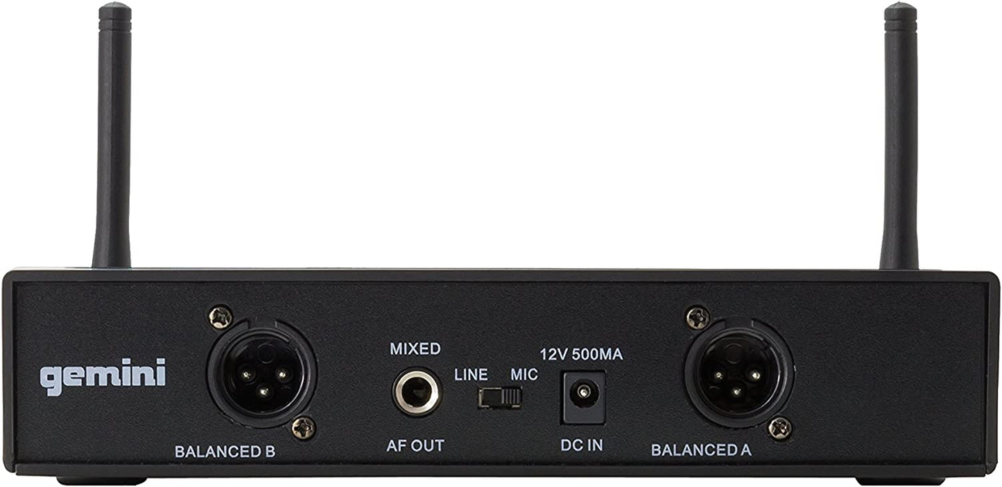 Gemini Sound Pro Dual Wireless Microphone System - electronicsexpo.com - Microphones