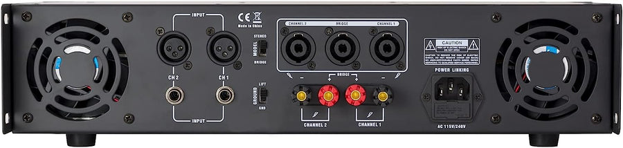 Gemini Sound XGA - 3000 Class AB 2X 200W Professional - Grade DJ Amplifier - electronicsexpo.com - Power Amplifiers
