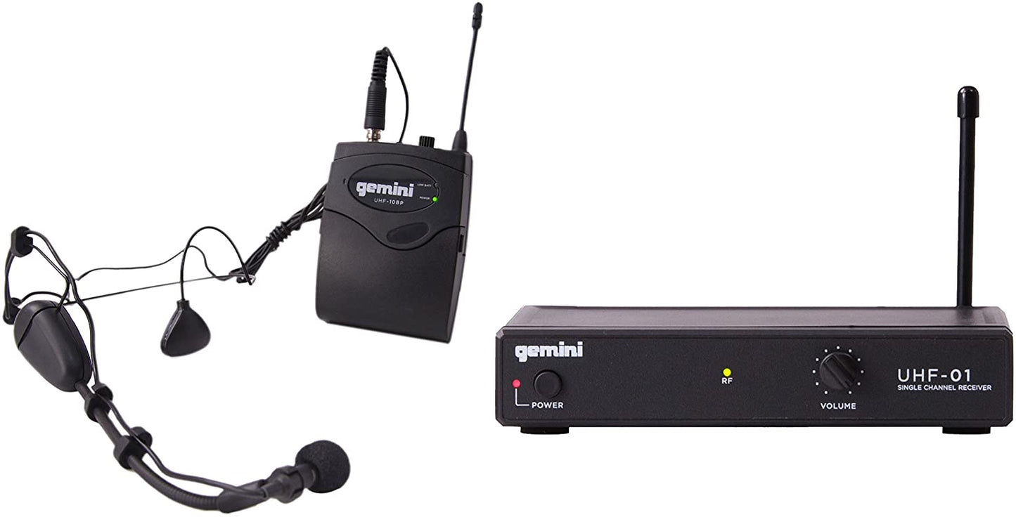 gemini UHF - 01HL: Wireless Microphone System - electronicsexpo.com - Microphones