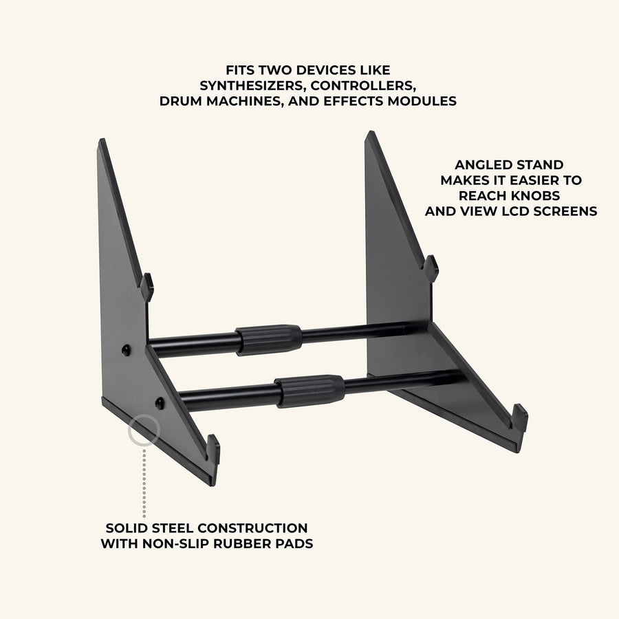 Headliner 2 - Tier Desktop Synth Stand - electronicsexpo.com - Pro Audio Accessories