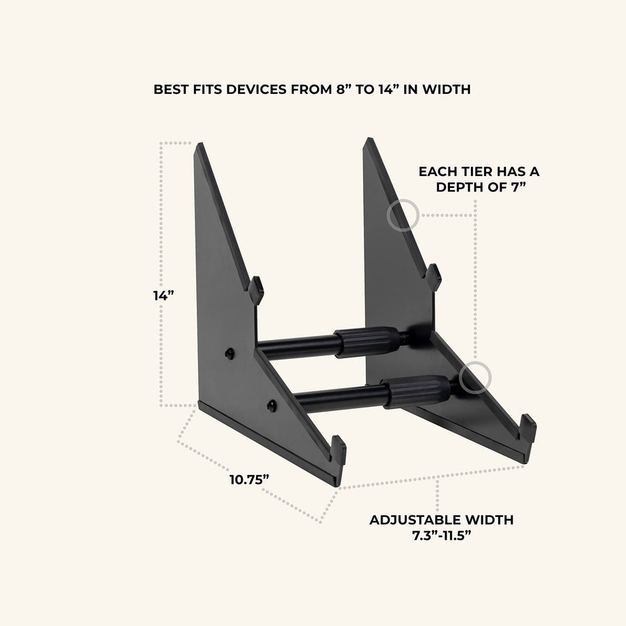 Headliner 2 - Tier Desktop Synth Stand - electronicsexpo.com - Pro Audio Accessories
