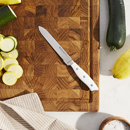 HENCKELS Forged Accent Razor - Sharp 3 - pc Kitchen Knife Set, Chef Knife, Paring Knife, Utility Knife - electronicsexpo.com - Knives