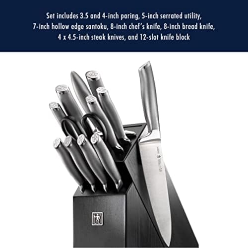 HENCKELS J.A International Modernist 13 - pc Knife Block Set - electronicsexpo.com - Knife Blocks