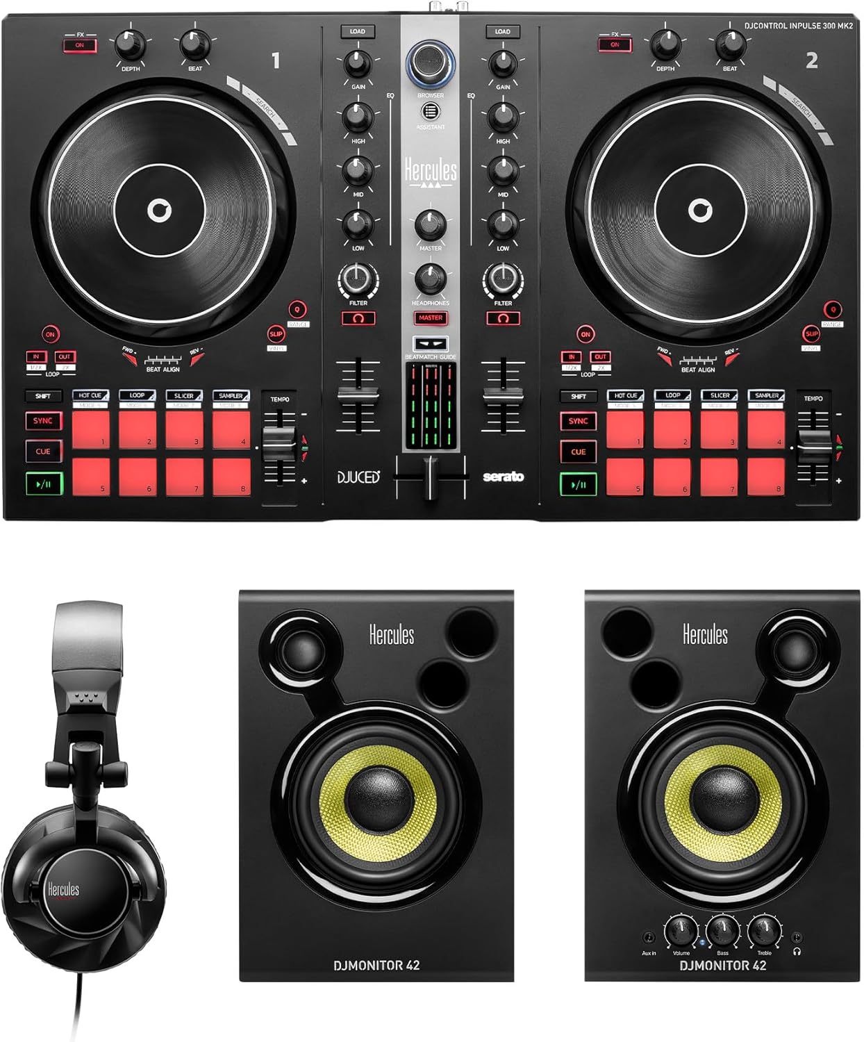 Hercules DJ Essentials Kit All - in - One Kit - electronicsexpo.com - Controllers