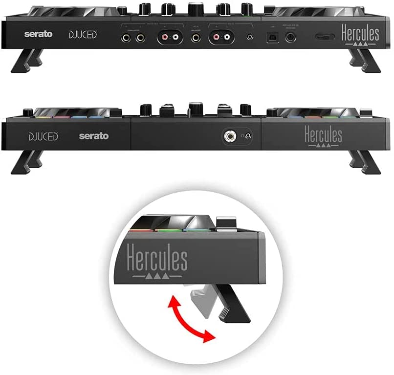 Hercules DJControl Inpulse 500 2 - Deck USB DJ Controller for Serato DJ and DJUCED - electronicsexpo.com - Controllers
