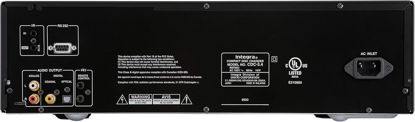 Integra Premium 6 Disc CD Carousel Changer (CDC - 3.4) - electronicsexpo.com - CD Players