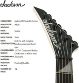 Jackson JS Series Dinky Arch Top JS22 DKA LH, Amaranth Fingerboard Electric Guitar (Gloss Black) - electronicsexpo.com - Electric Guitars
