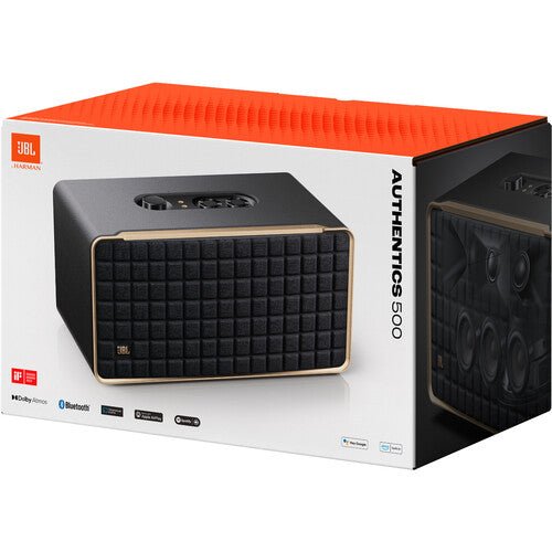 JBL Authentics 500 Wireless Powered Speaker with Wi - Fi, Bluetooth, and Dolby Atmos Music Support - electronicsexpo.com - Powered Speakers