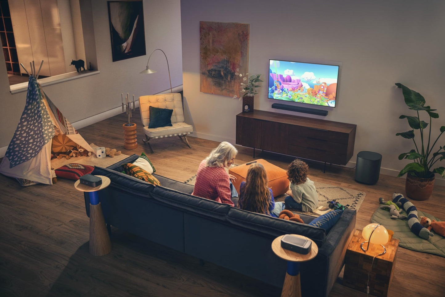 JBL Bar 1000MK2 Powered 7.1.4 - Channel sound bar system with Bluetooth, Wi - Fi, Apple AirPlay 2, DTS:X, and Dolby Atmos - electronicsexpo.com - Soundbars