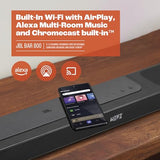 JBL Bar 800 - 5.1.2 - Channel Soundbar with Detachable Surround Speakers and Dolby Atmos, 10” Wireless Subwoofer, Built - in Wi - Fi with AirPlay, Alexa Multi - Room Music and Chromecast - electronicsexpo.com - Soundbars