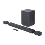JBL Bar 800 - 5.1.2 - Channel Soundbar with Detachable Surround Speakers and Dolby Atmos, 10” Wireless Subwoofer, Built - in Wi - Fi with AirPlay, Alexa Multi - Room Music and Chromecast - electronicsexpo.com - Soundbars